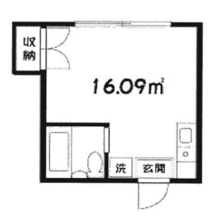 都立家政駅 徒歩5分 1階の物件間取画像